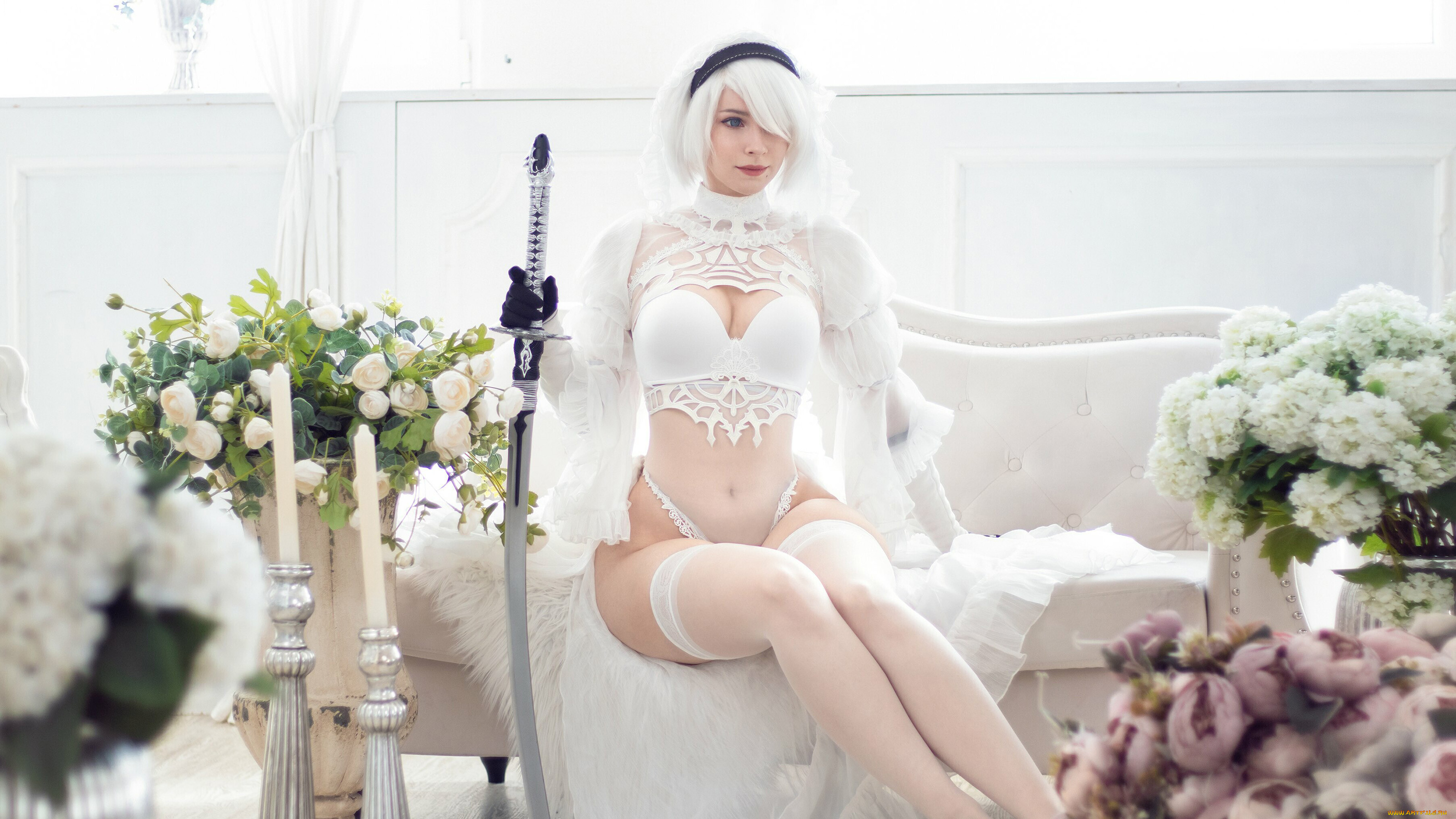 , enji night, automata, nier, enji, night